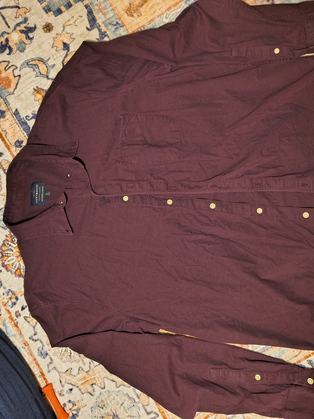 Lucky Brand — XL Burgundy Saturday Stretch